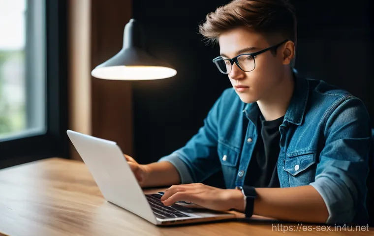 성교육과 사회문화적 차이 - **Prompt:** A thoughtful young person, approximately 16-18 years old, is seated in a modern, well-li...