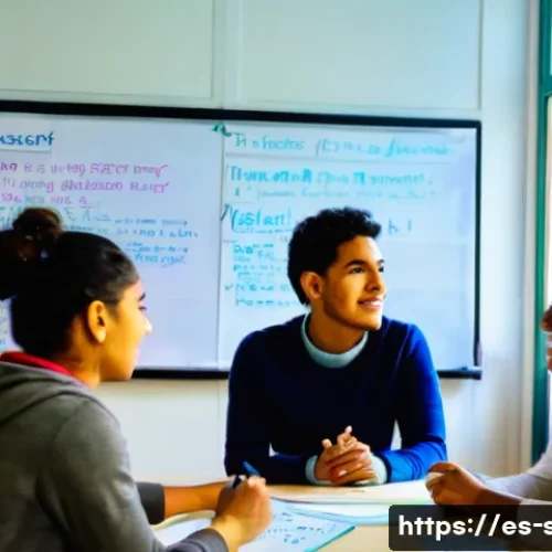 성교육 강사 자격증 - A diverse group of young Latin American educators in a bright, modern classroom setting, engaging in...